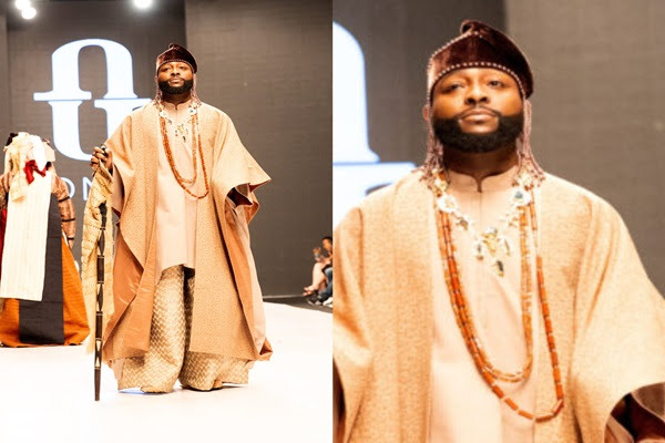 Lagos Fashion Week: Davido Takes to the Runway