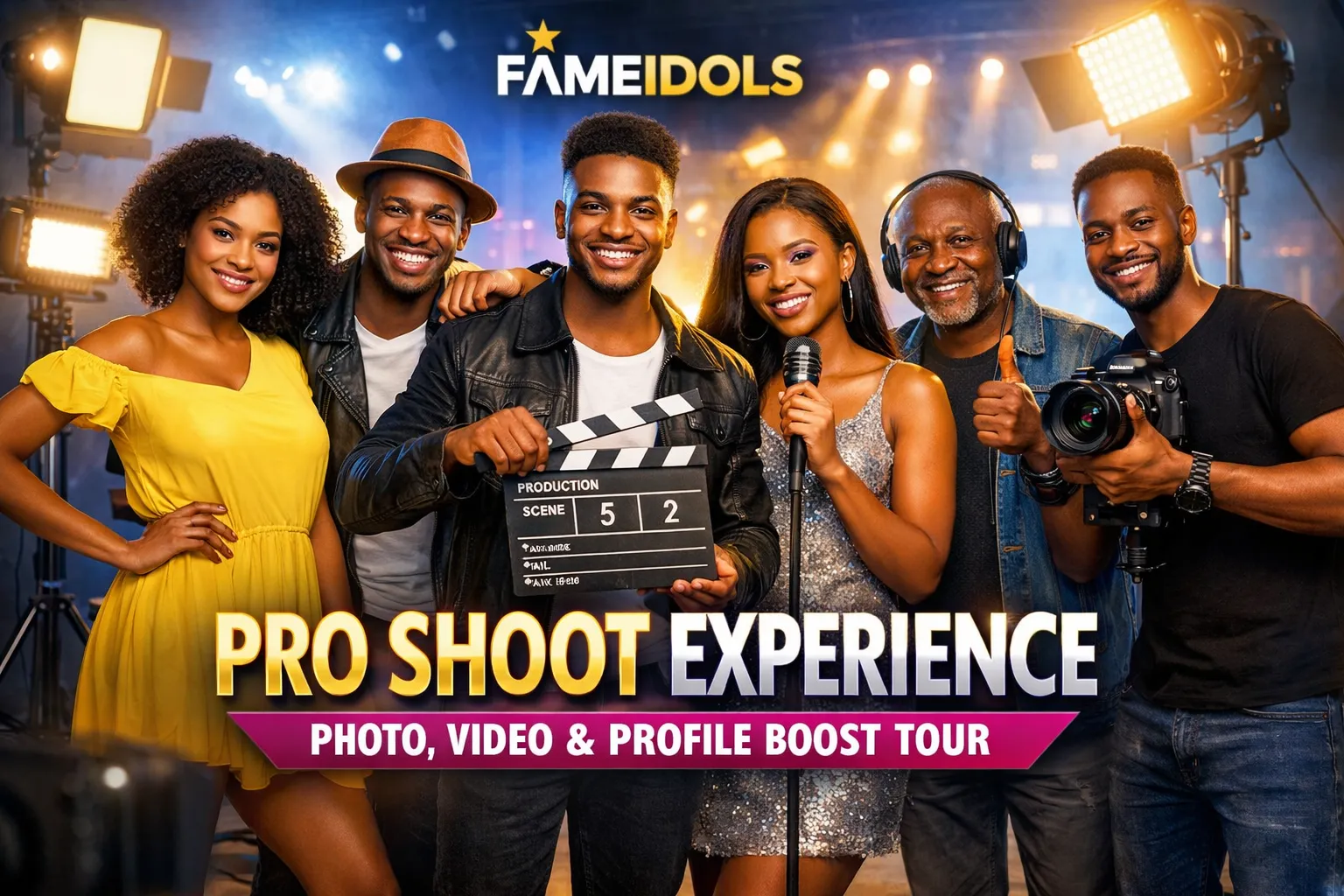 Fameidols Pro Shoot Experience – Photo, Video & Profile Boost Tour