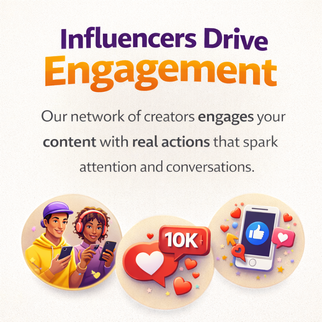 Influencers drive engagement with creativity