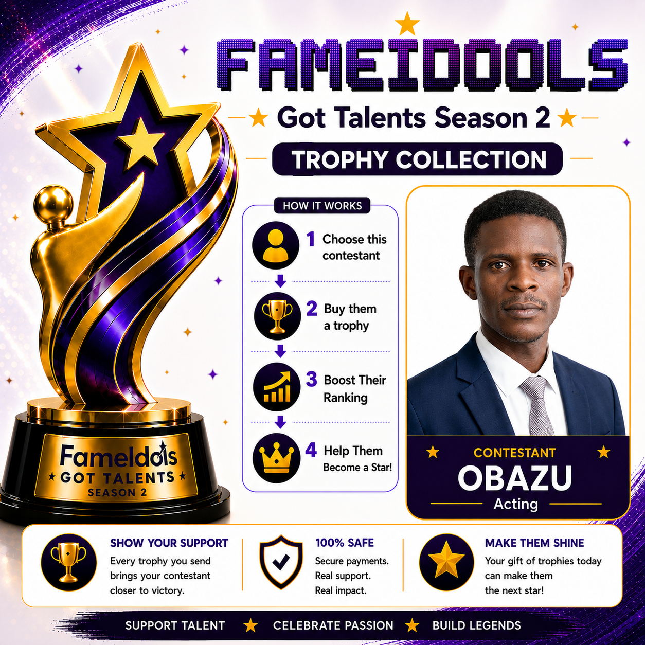 Trophy Collection for Obazu Saturday